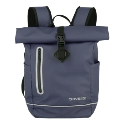 Obrázek Travelite Unisex Basics Roll up batoh Plane Cestovní batohy, Modrá (námořnická), 19 Liter, batohy