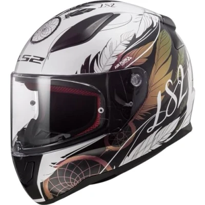 Obrázek LS2, Integrální motocyklová helma Rapid Boho White Black Pink, XS