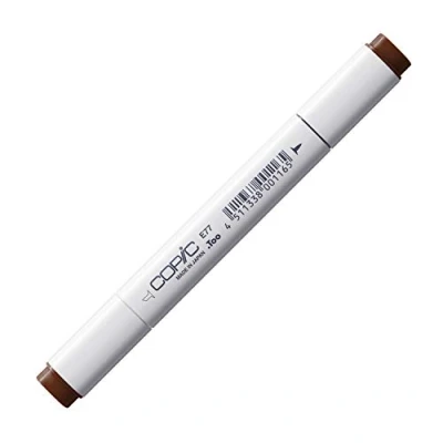 Obrázek COPIC Classic Marker typ E 77, Maroon, profesionální popisovač layoutu, se širokou a jemnou špičkou