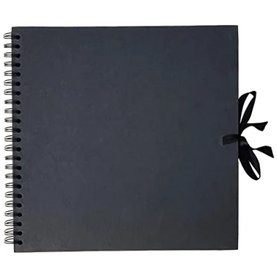 Obrázek Artemio Scrapbooking album na, 30 x cm, Kroužková vazba, Černá
