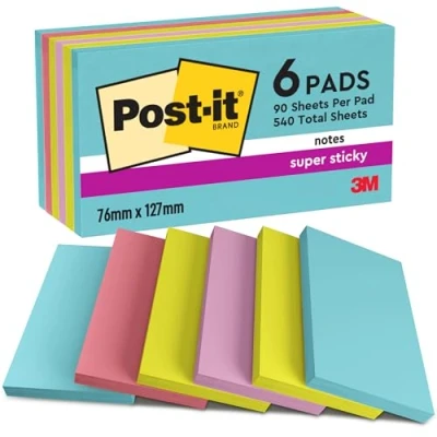Obrázek Samolepicí bločky od Post It, 6556SE, vícebarevné