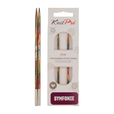 Obrázek KnitPro 20421 vyměnitelné jehličky Symfonie dřevo krátké, 3,25 mm