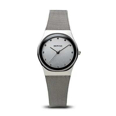 Obrázek BERING Dámské hodinky Quarz Movement Classic Collection s ušlechtilou ocelí a safírovým sklíčkem 12927 XXX náramkové hodinky, stříbrná, stříbro