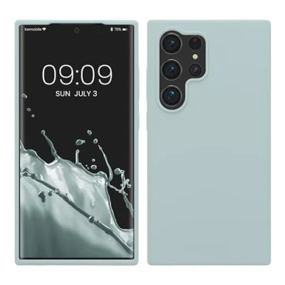Obrázek kwmobile pouzdro kompatibilní se Samsung Galaxy S24 Ultra silikonové na mobil pro měkký povrch bezdrátové nabíjení Case