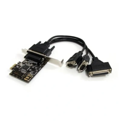 Obrázek StarTech.com 2S1P PCI Express karta rozhraní PCIe 2x Seriell DB9 / 1x Parallel DB25 s Breakout kabelem
