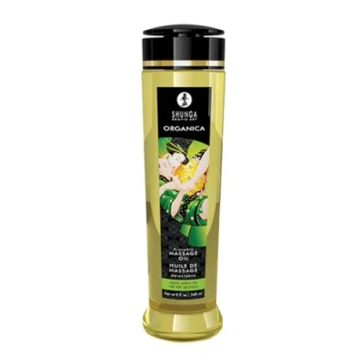 Obrázek SHUNGA Masážní olej exotický zelený čaj, 240 ml