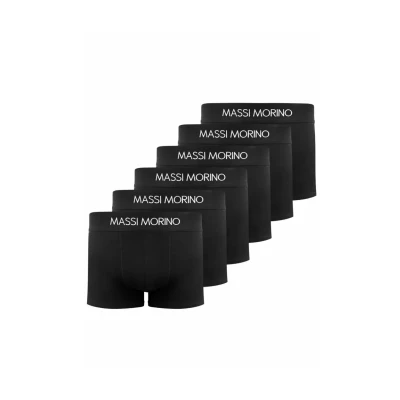 Obrázek Massi Morino 6ER PACK Úzké boxerky, Muži, Velikost: Medium, Schwarz