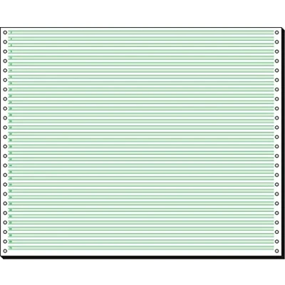 Obrázek SIGEL 12371 nekonečný papír 12 palců x 375 mm (A3 na šířku), 60 g, 2000 listů 1 jednoduchý, s liniemi čtení, do tiskárny