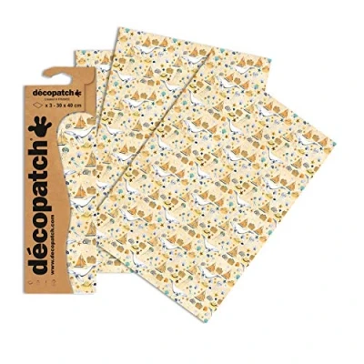 Obrázek Decopatch Papír č. 766 (béžová námořnická, 395 x 298 mm) balení 3 ks