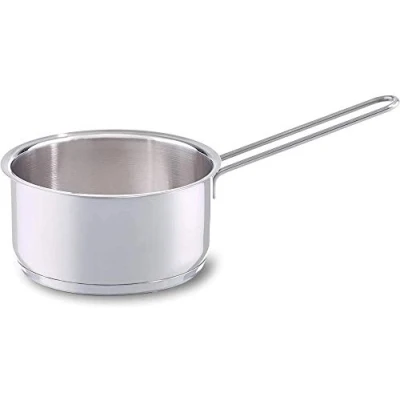 Obrázek Fissler kastrol / z ušlechtilé oceli (Ø 14 cm, 1 litr) bez pokličky, povrchové úpravy indukční, stříbrný