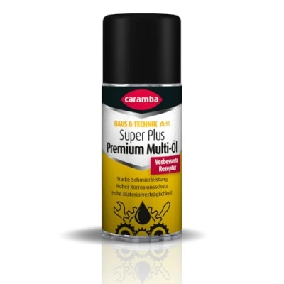 Obrázek Caramba Super Plus Premium Multi olej, rozpouštědlo rzi, mazivo, kontaktní sprej a čistič, ochrana proti opotřebení korozi, mono stříkací hlava, 100 ml