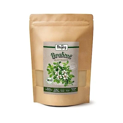 Obrázek Biojoy BIO Brahmi prášek (500 g), přírodní, Powder (Bacopa monnieri)