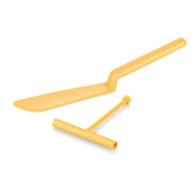 Obrázek Tescoma Crepe Turner mit Querstange, Plastik, gelb, 34.7 x 14 5.5 cm