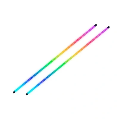 Obrázek MARSGAMING MLT TWO, 2x NEON ARGB 400mm LED Strips, 5V 3 Pin Kompatibel mit Hubs und MB ARGB, Flexibles PC Strip Kit Vielen Möglichkeiten, Schnelle Einfache Plug and Play Montage