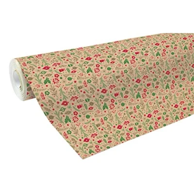 Obrázek Clairefontaine 211725C role dárkového papíru z recyklovaného kraftového papíru, 50mx70 cm 70 g, měkké noci, 1