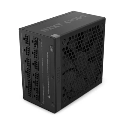 Obrázek NZXT C1000 Gold ATX 3.1 Plně modulární, tichý PC herní napájecí zdroj 1000 W 80 PLUS 12V 2x6 přípojka režim Zero Fan 100% japonské kondenzátory černé