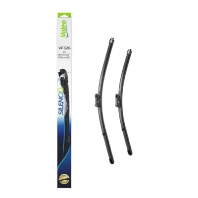 Obrázek VALEO Silencio stěrače VF326 výkonný, vynikající výhled na silnici, jednoduchá montáž originální ploché listy 530 mm/475 mm přední sada se 2 574382