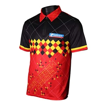 Obrázek Unicorn Darts Herren Offizielles 2019 Dimitri Van Den Bergh Shirt