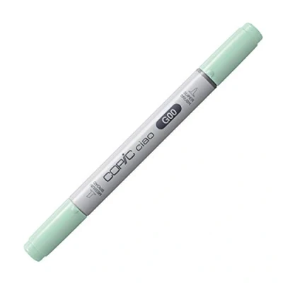 Obrázek COPIC Ciao Marker Typ G 00, Jade Green, univerzální popisovač rozložení, na bázi alkoholu, se středně širokým a jedním štětcovým hrotem
