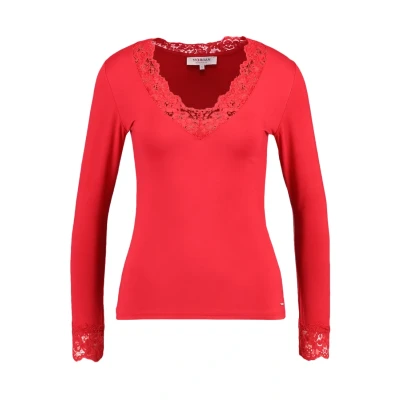 Obrázek Morgan Tracy Top s dlouhým rukávem, Ženy, Velikost: Medium, Tango red