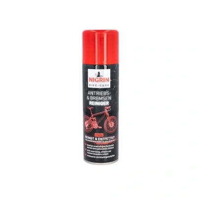Obrázek NIGRIN Čistič řetězu jízdního kola BIKE CARE, 300 ml sprej, čištění jízdních kol, odmašťuje řetězy kol