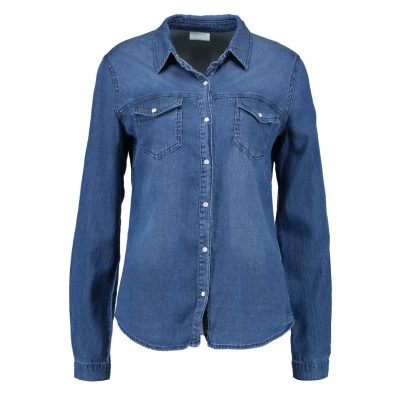 Obrázek VILA Vibista Sunoos Košile, Ženy, Velikost: XXL, Blue denim