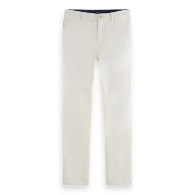 Obrázek Scotch &amp; Soda Pánské Core Stuart Stretch Cotton Chino Pants, bílá (Off White)
