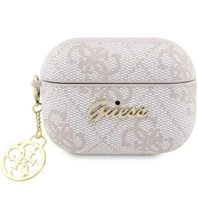 Obrázek Guess GUAP2G4GSMP ochranné pouzdro Pro AirPods 2, růžové, 4G, kolekce Charm