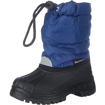 Obrázek Playshoes Unisex Dětské zimní Bootie sněžnice, Námořnická modrá