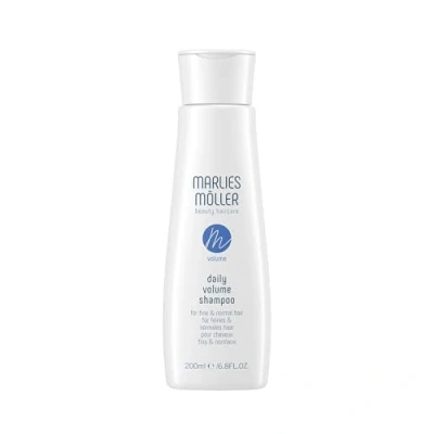 Obrázek Marlies Möller Daily Volume šampon 200 ml vlasový pro větší objem hustotu vlasů vhodný citlivou pokožku hlavy s bavlněným extraktem jemné &amp; normální vlasy