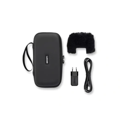 Obrázek Zoom APH 2e balíček příslušenství pro H2essential Handy Recorder Verze EU H2e Softcase Ochrana proti větru z kožešiny Síťový zdroj Kabel USB C
