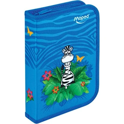Obrázek Maped 967814 SchLeretui Jungle, aus Polyester, blau, BefLlt