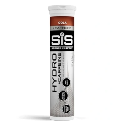 Obrázek Science in Sport HYDRO elektrolyty tablety 20 ks. Cola + kofein veganský a bez lepku, se sodíkem, vápníkem, draslíkem hořčíkem pro vyváženou domácnost elektrolytů