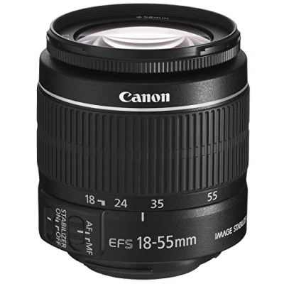 Obrázek Canon EF S 18 55mm F3. 5 5. 6 IS II univerzální zoomový objektiv (58mm závit filtru) černý