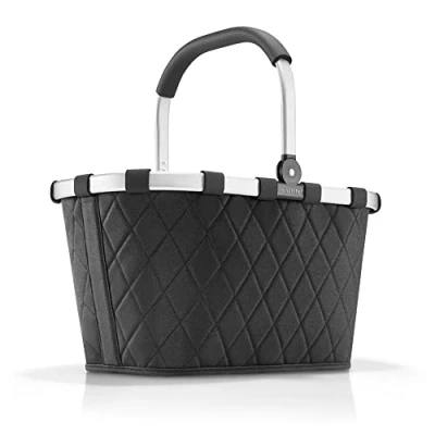 Obrázek reisenthel nákupní košík stabilní se spoustou úložného prostoru a praktickou vnitřní kapsou elegantní vodu odpuzující design, Rhombus Black, ležérní