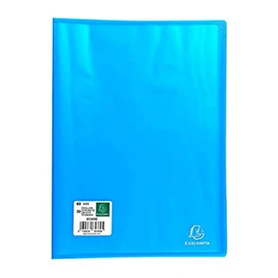 Obrázek Exacompta 85369E průhledné desky (Crystal Colours, PP, robustní, 30 obalů (60 pohledů) na dokumenty DIN A4) 1 kus náhodné barvy