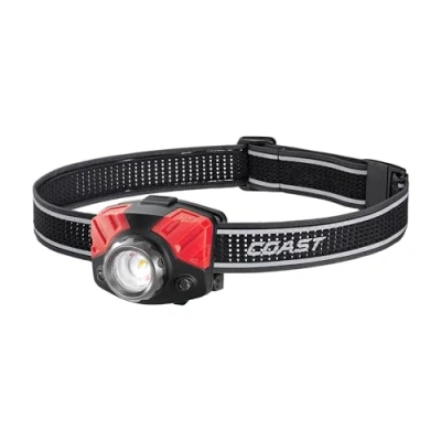 Obrázek COAST FL75R 530 Lumen Twist Focus Wiederaufladbare Dual Color LED Stirnlampe, Schwarz