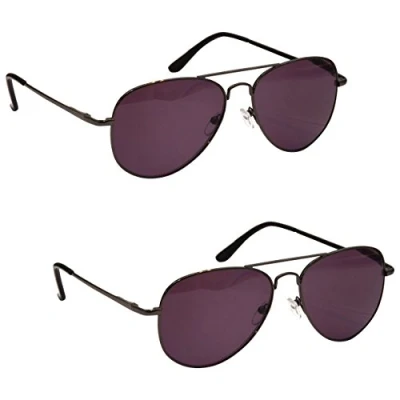 Obrázek The Reading Glasses Co. London with Cases +2,00 dioptrií šedá gunmetalová balení 2 ks