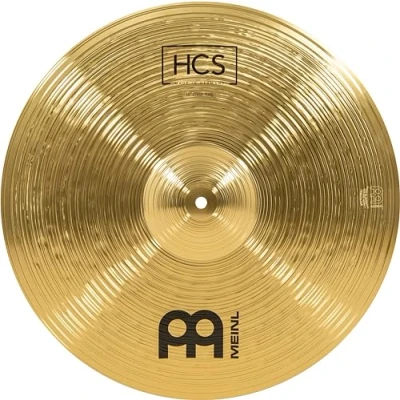 Obrázek Meinl Cymbals HCS Crash Ride — 18 palců (Video) bicí nástroje činely (45,72 cm) mosaz, tradiční povrchová úprava (HCS18CR)