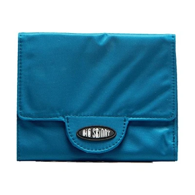 Obrázek Big Skinny Trixie dámská Tri Fold Slim Wallet pro až 30 karet oceánová modrá
