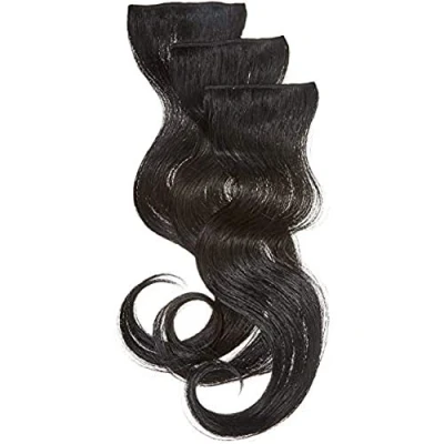 Obrázek Balmain Double Hair Extensions Human Echthaar 3 Stück Nuance 1 Länge 40 Cm