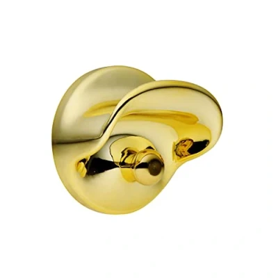 Obrázek Kartell 4713GG kabátový háček, 10,5 x 5 cm, plastové zlato, 2 balení
