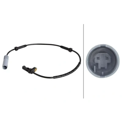 Obrázek HELLA 6PU 012 039 761 senzor, otáčky kola 12 V přední náprava oboustranně kabel: 858 mm