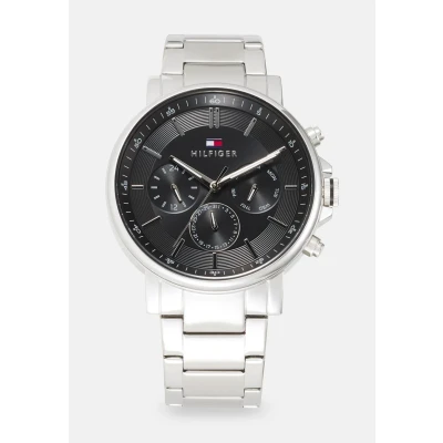 Obrázek Tommy Hilfiger Tyson Hodinky silvercoloured/black, Muži, Velikost: One Size, Silver coloured/black