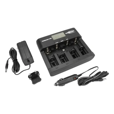 Obrázek ANSMANN Powerline 5 pro nabíječka NiMH/NiCd akumulátory LCD displej, technologie mikroprocesoru, vícenásobná ochrana