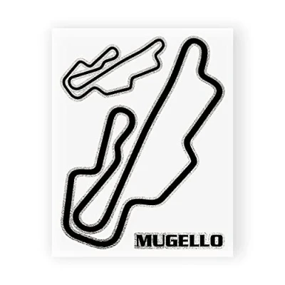 Obrázek 4R Quattroerre.it 6328 Super geformter Aufkleber Schaltung Mugello, 10 x 12 cm