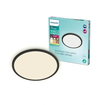 Obrázek Philips LED svítidlo 3 v 1 SceneSwitch CL550 IP44 1500 lm 2700 K, stmívání bez stmívání, černé