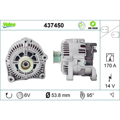 Obrázek Valeo 437450 generátor