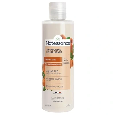 Obrázek Natessance Anti age šampon, argan/rostlinný keratin, 250 ml