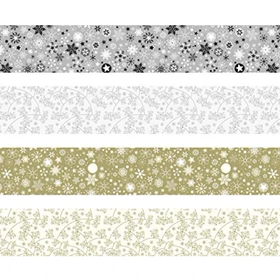 Obrázek Heyda 204875526 sada skládacích proužků pro žabí hvězdy 1, 5 x 60 cm, 4 motivy tříděné